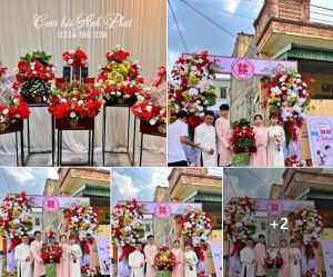 Bộ tráp ăn hỏi Thu Hương - Quang Thành ở Phủ Lý - ảnh 2